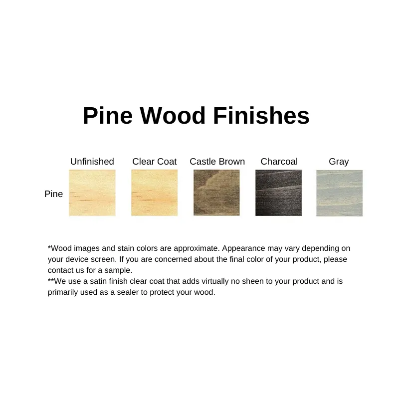 1 Column Pine Base Wine Rack