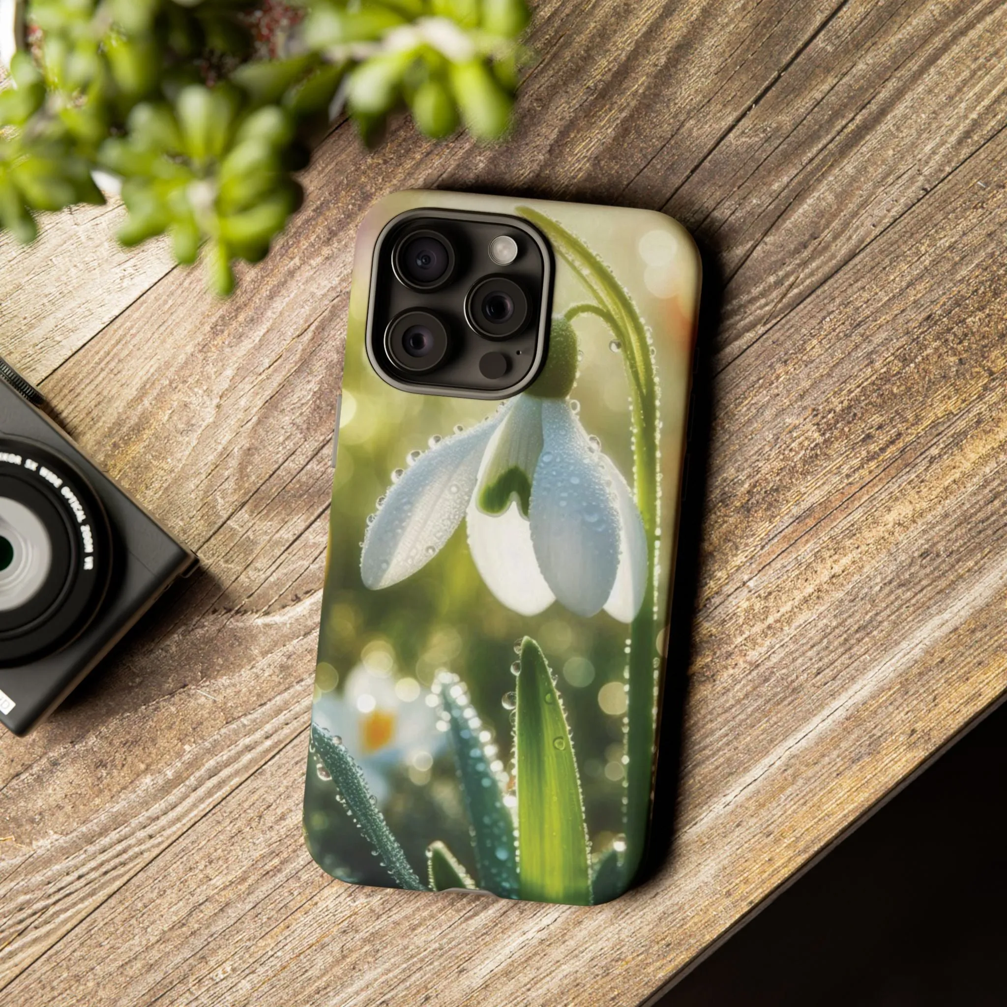 A realistic snowdrop blossom Tough Cases