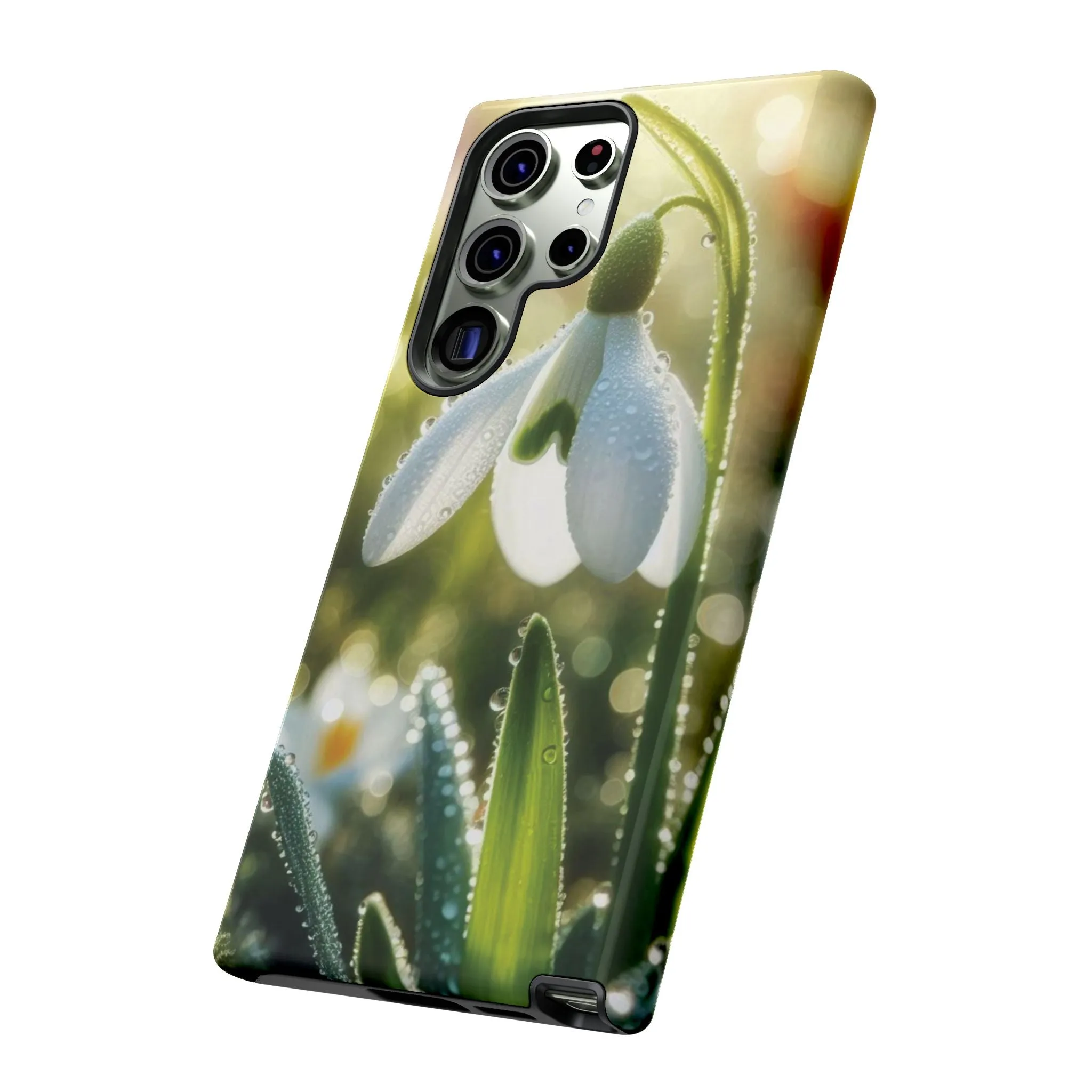 A realistic snowdrop blossom Tough Cases