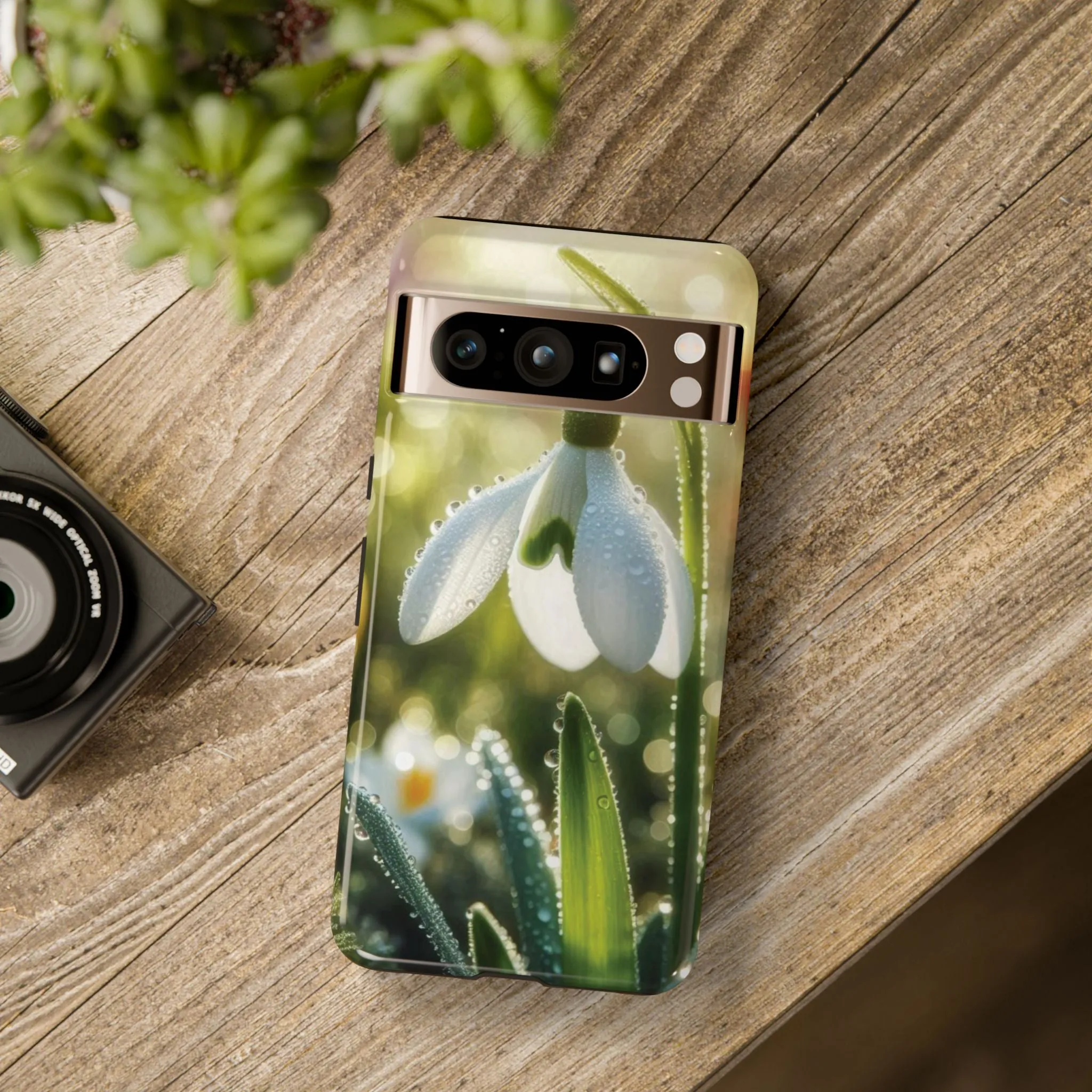 A realistic snowdrop blossom Tough Cases