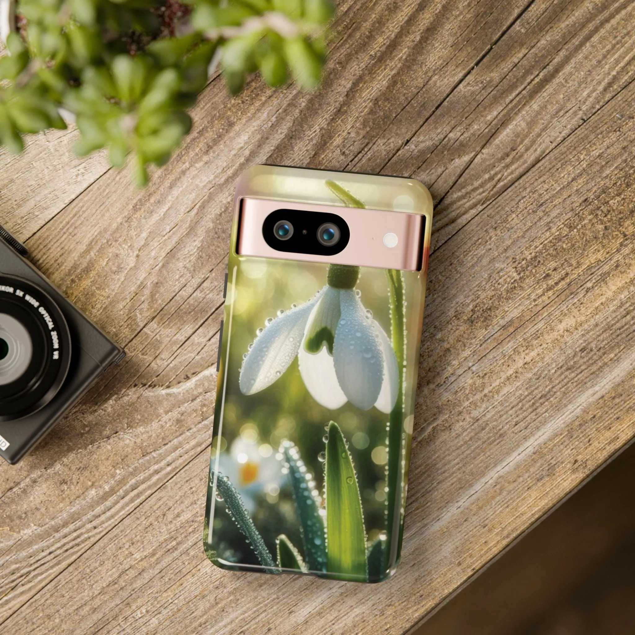 A realistic snowdrop blossom Tough Cases