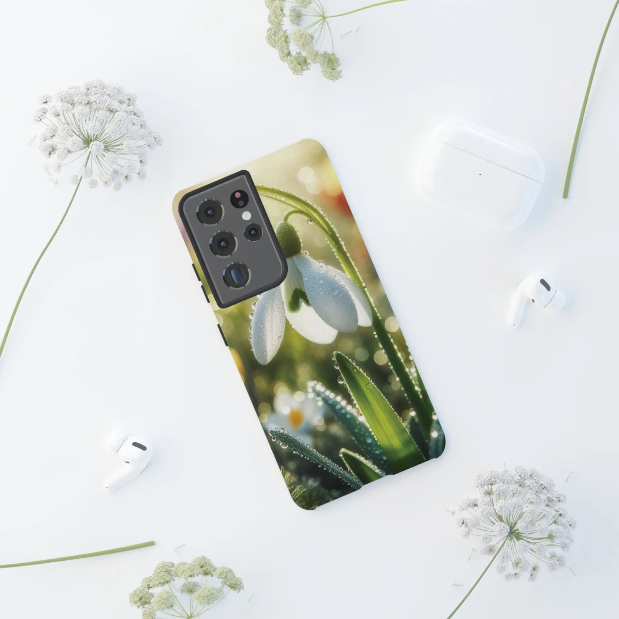 A realistic snowdrop blossom Tough Cases