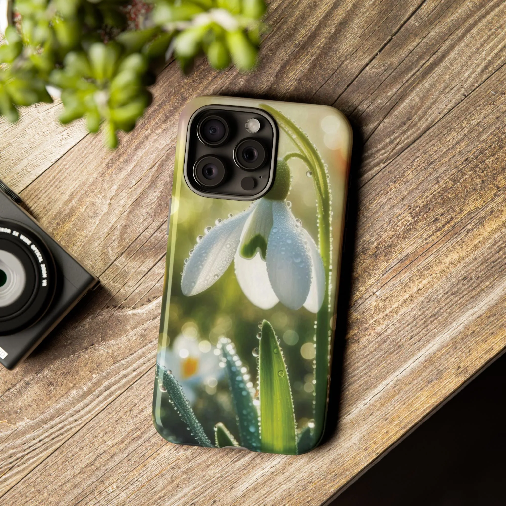 A realistic snowdrop blossom Tough Cases
