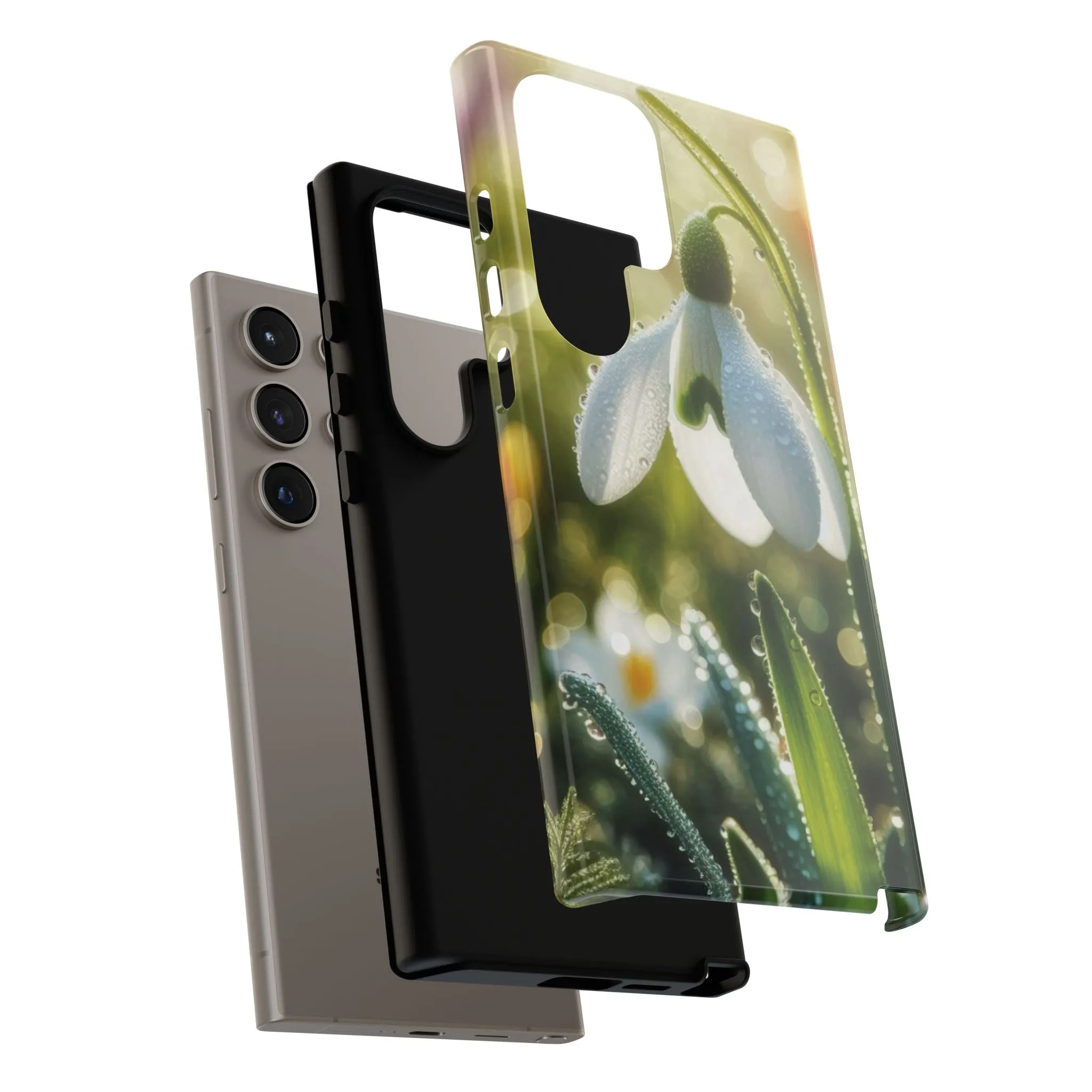 A realistic snowdrop blossom Tough Cases