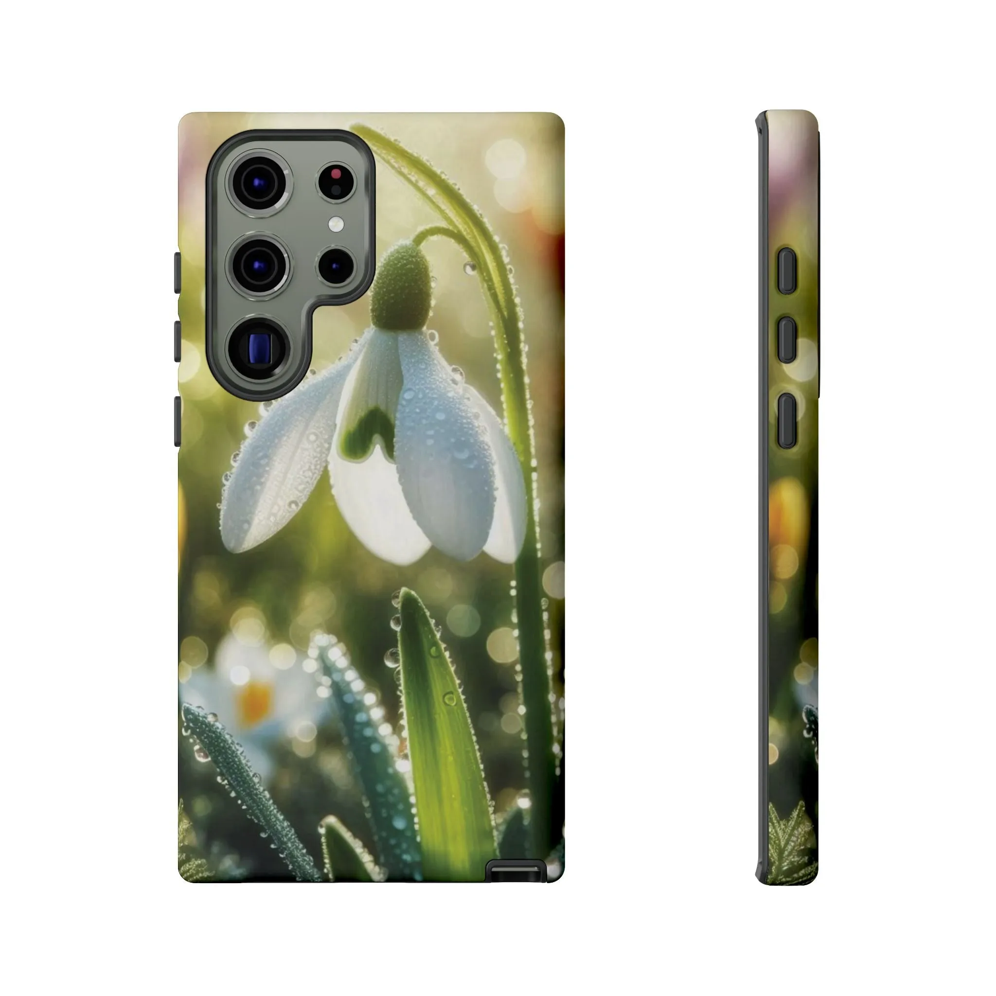 A realistic snowdrop blossom Tough Cases