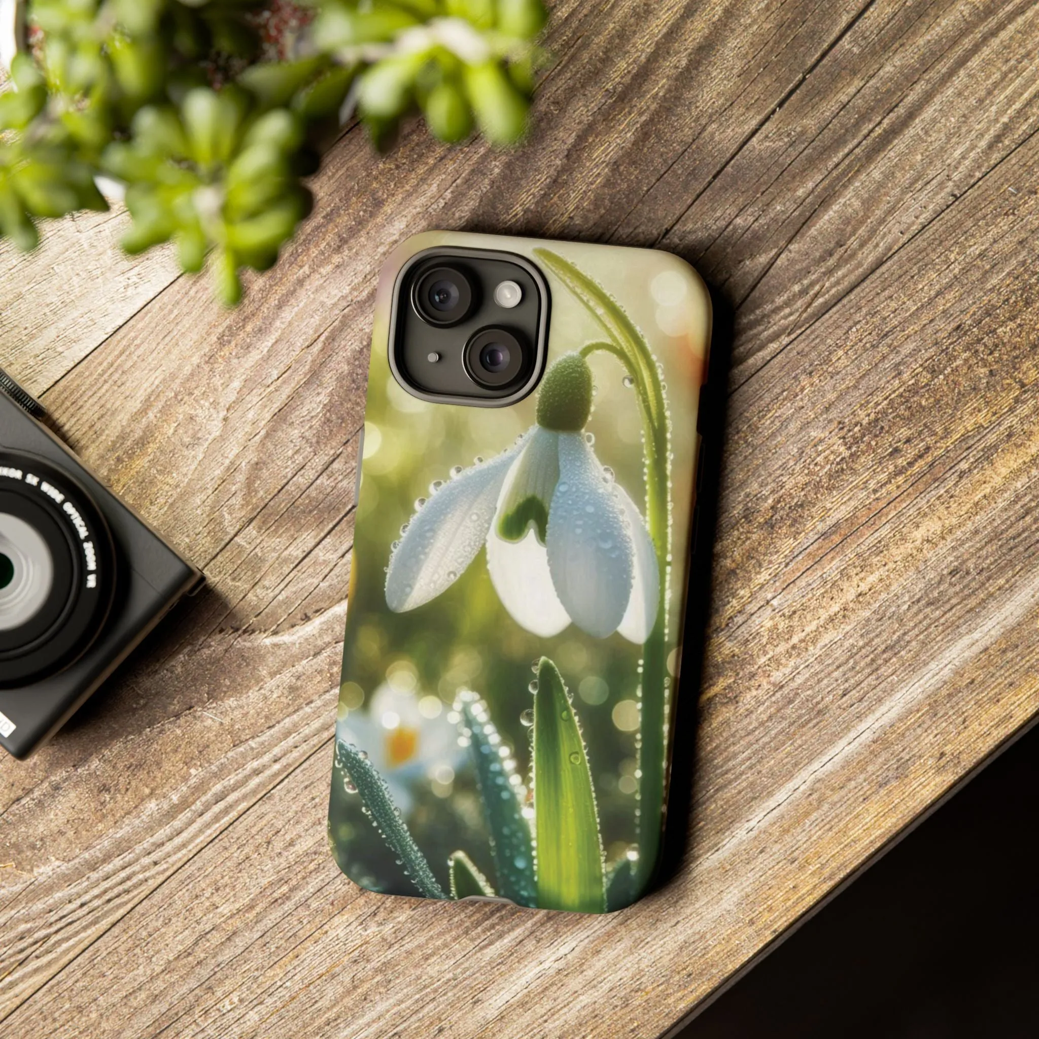 A realistic snowdrop blossom Tough Cases