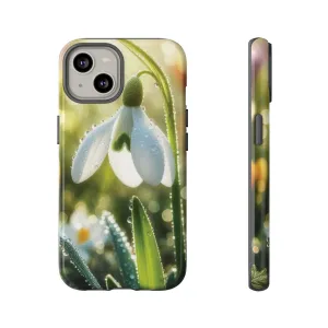 A realistic snowdrop blossom Tough Cases