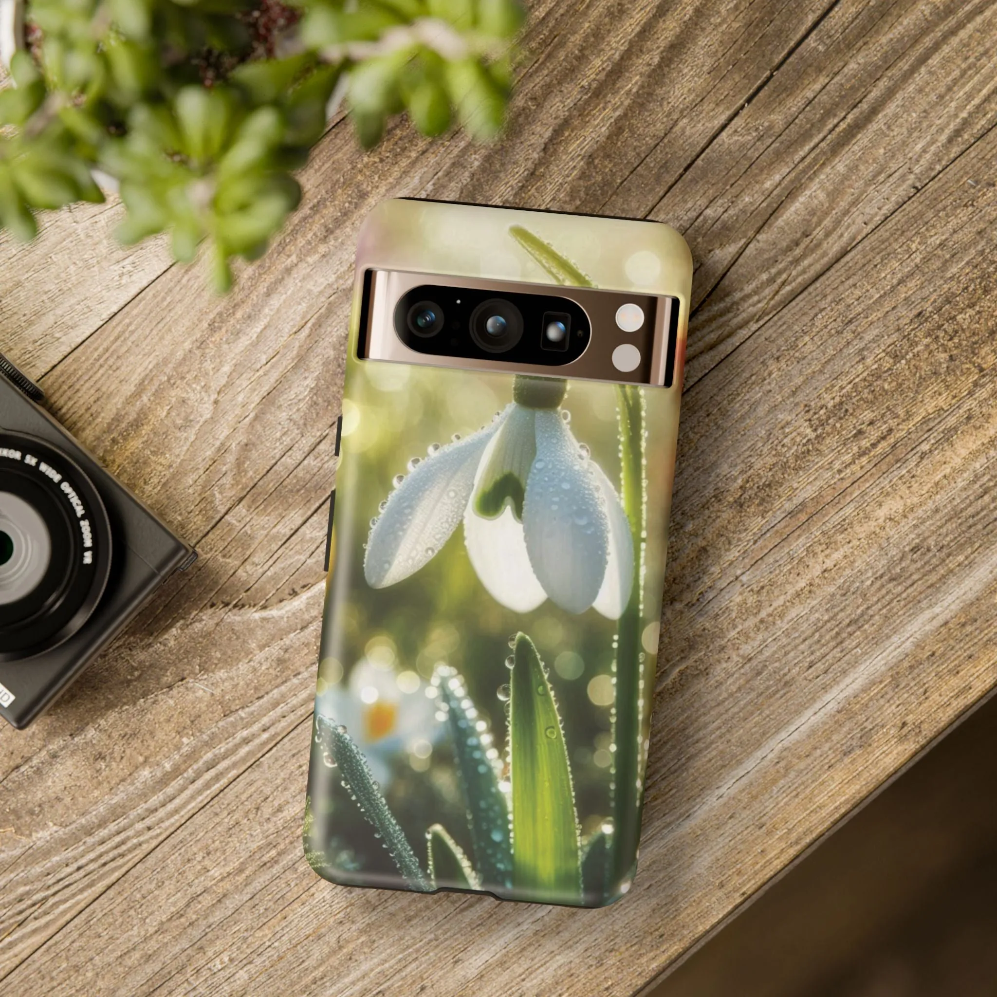 A realistic snowdrop blossom Tough Cases