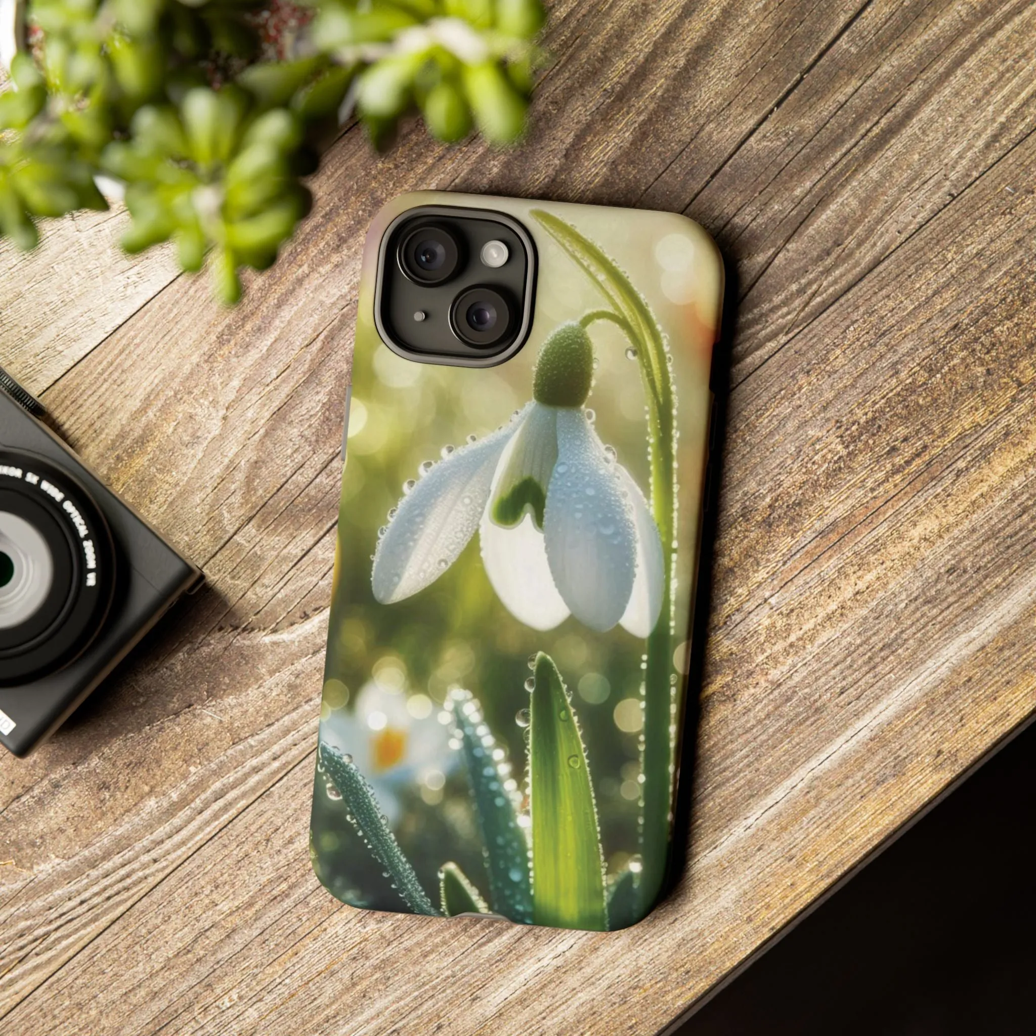 A realistic snowdrop blossom Tough Cases