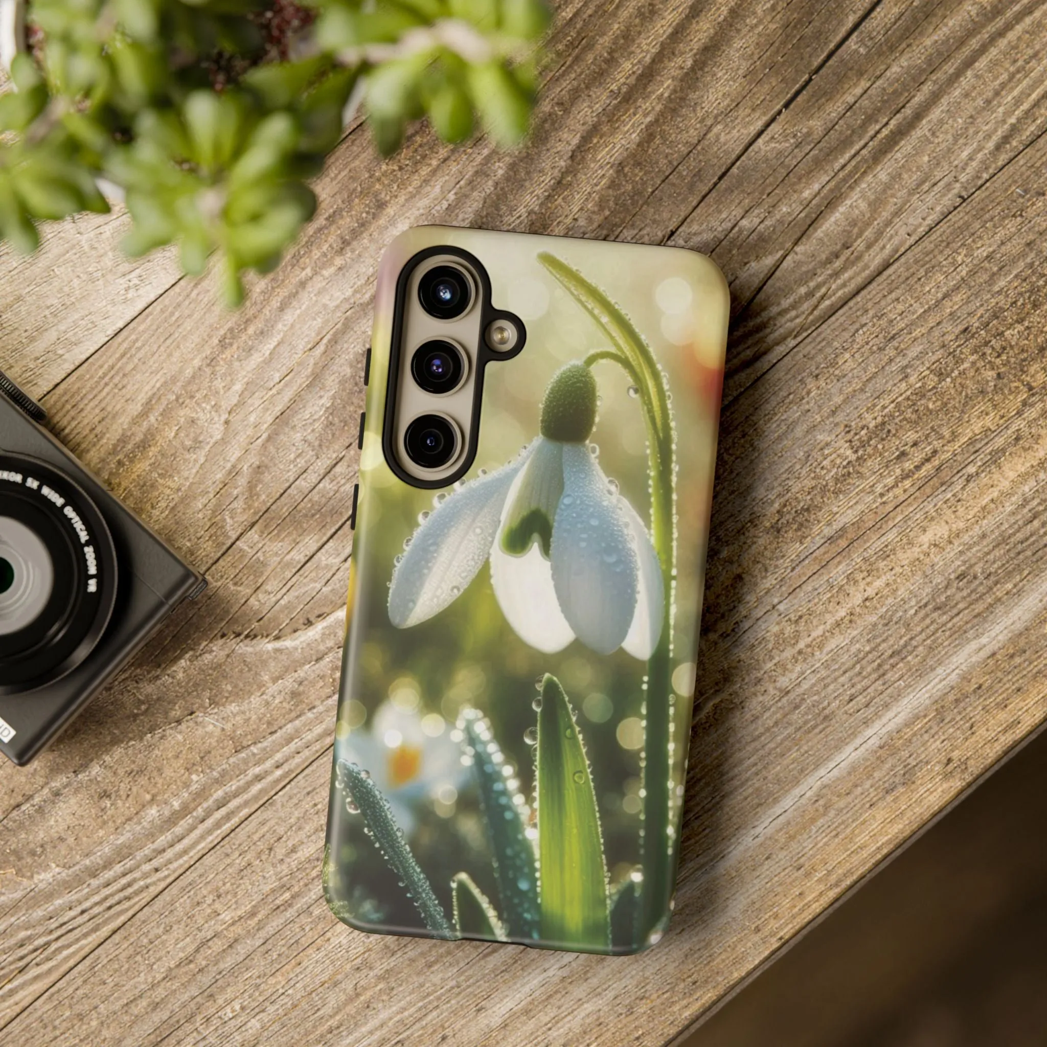 A realistic snowdrop blossom Tough Cases