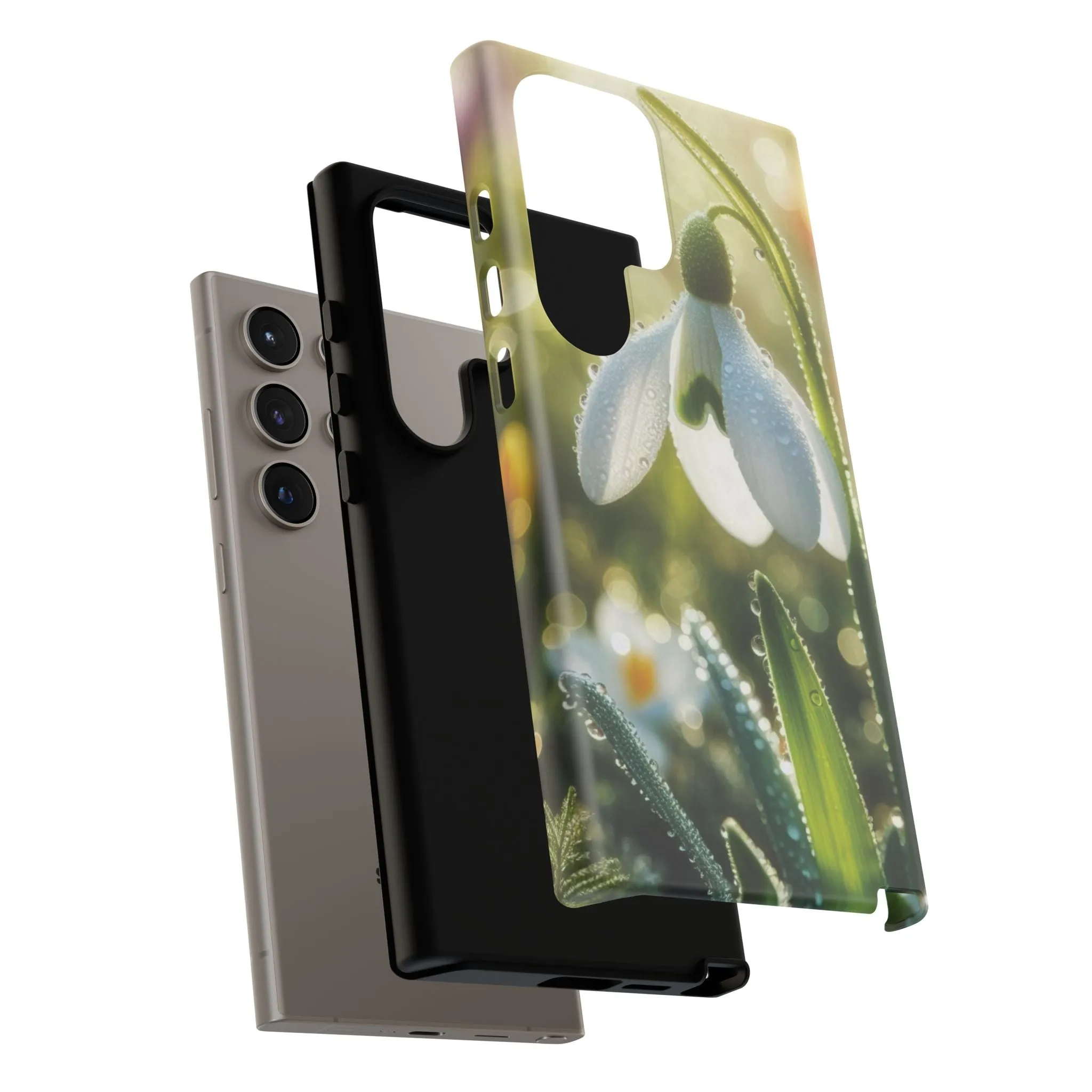 A realistic snowdrop blossom Tough Cases