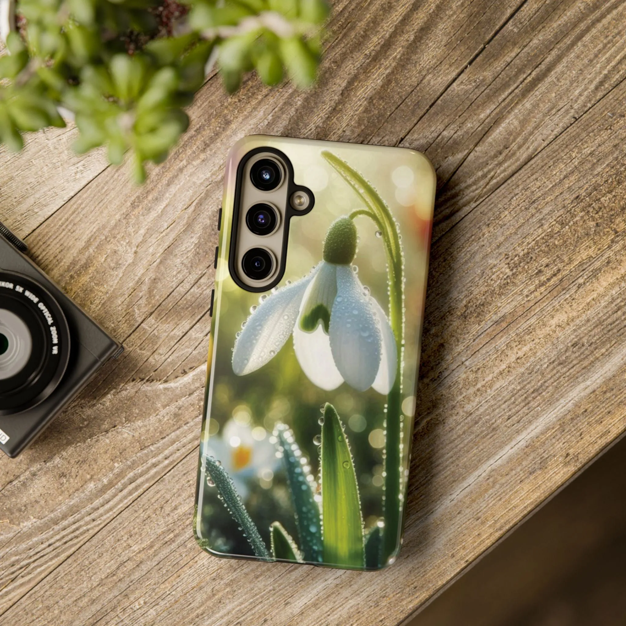 A realistic snowdrop blossom Tough Cases