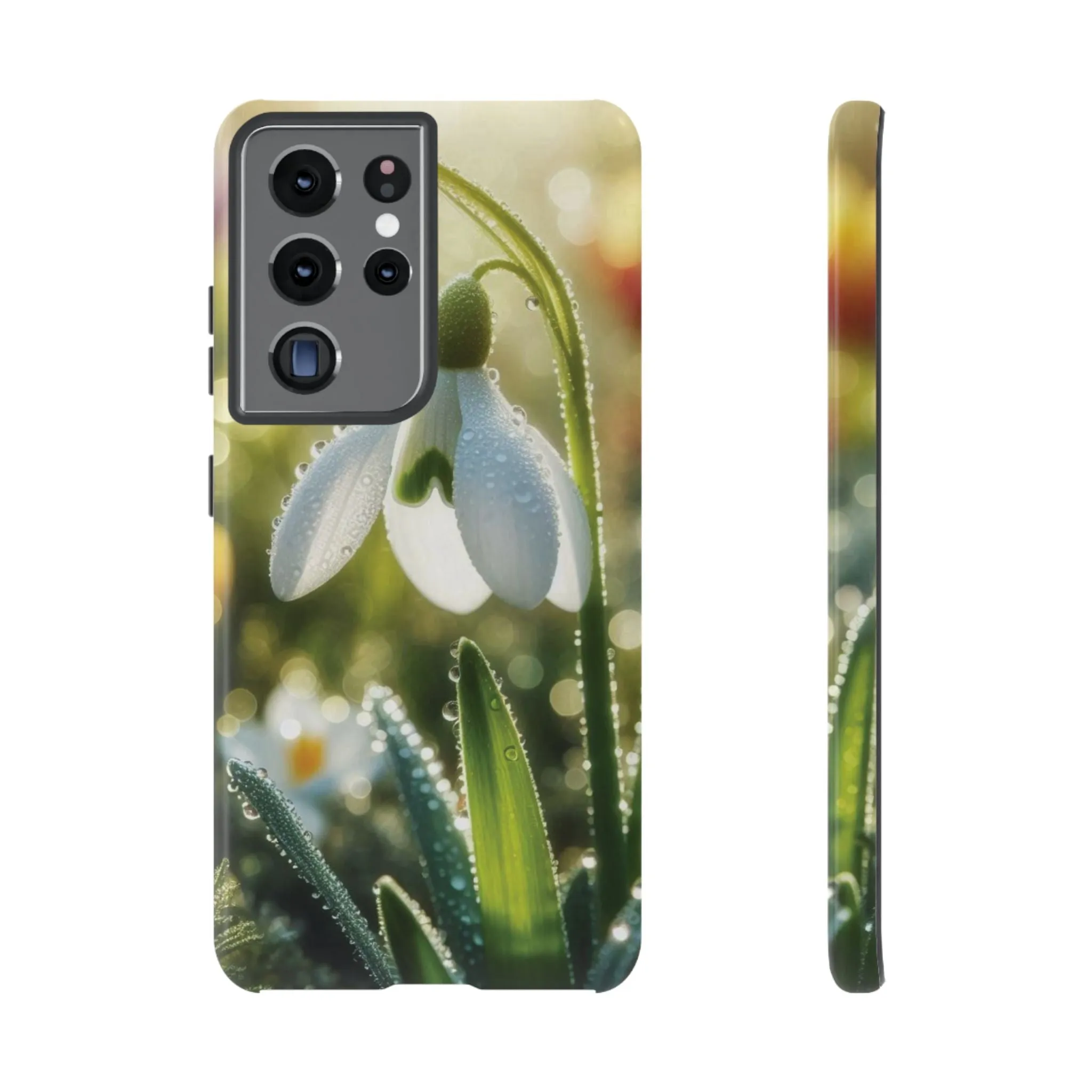 A realistic snowdrop blossom Tough Cases