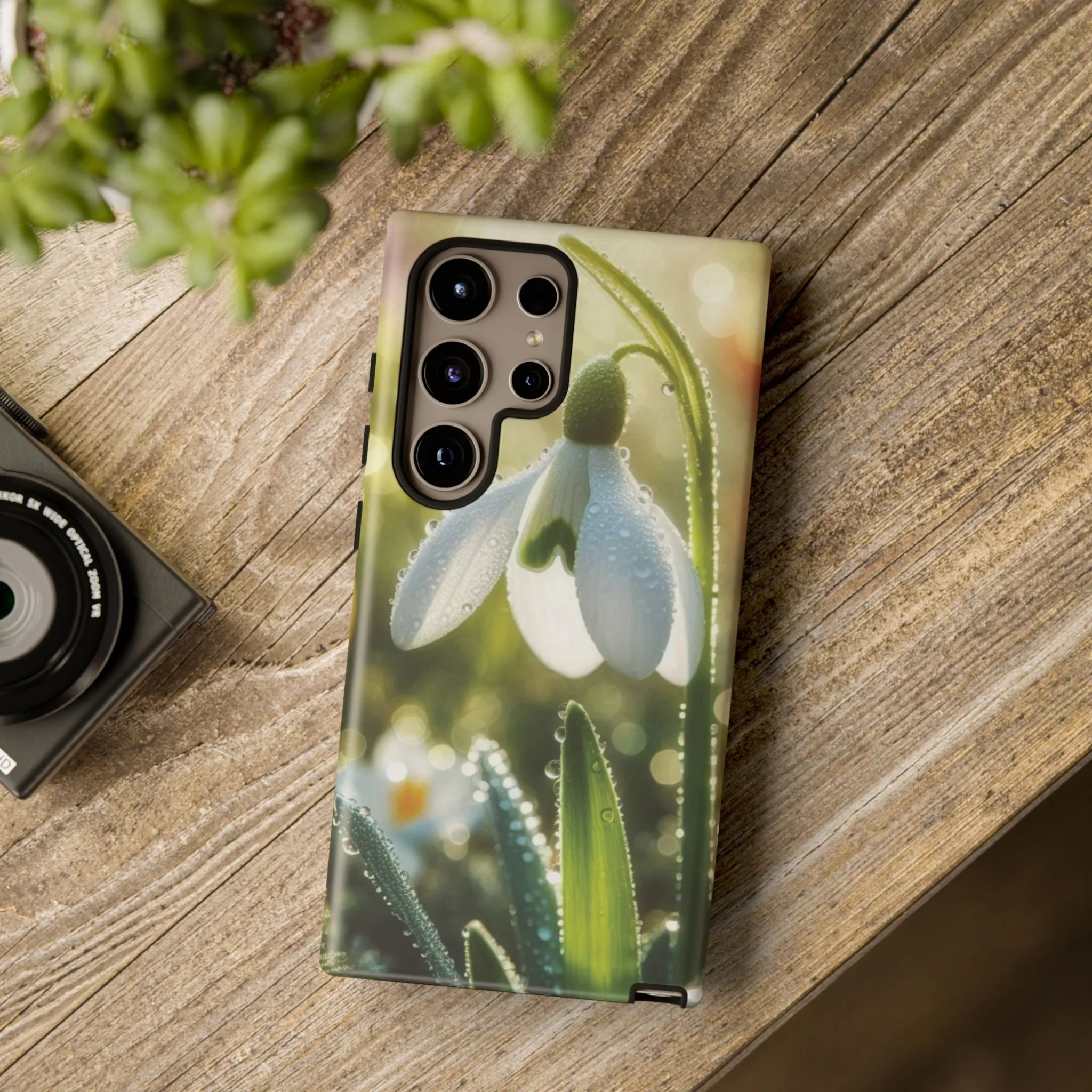 A realistic snowdrop blossom Tough Cases