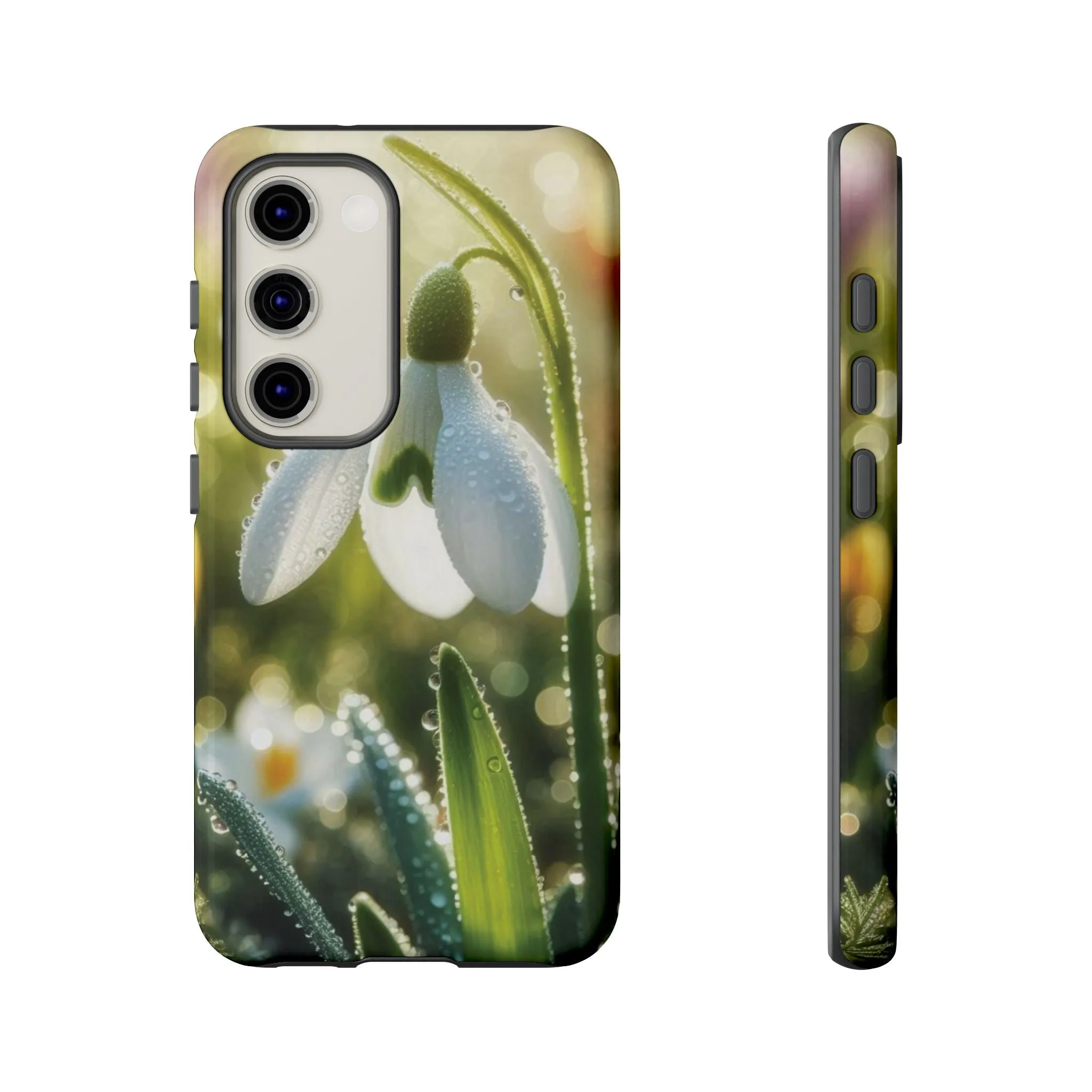 A realistic snowdrop blossom Tough Cases