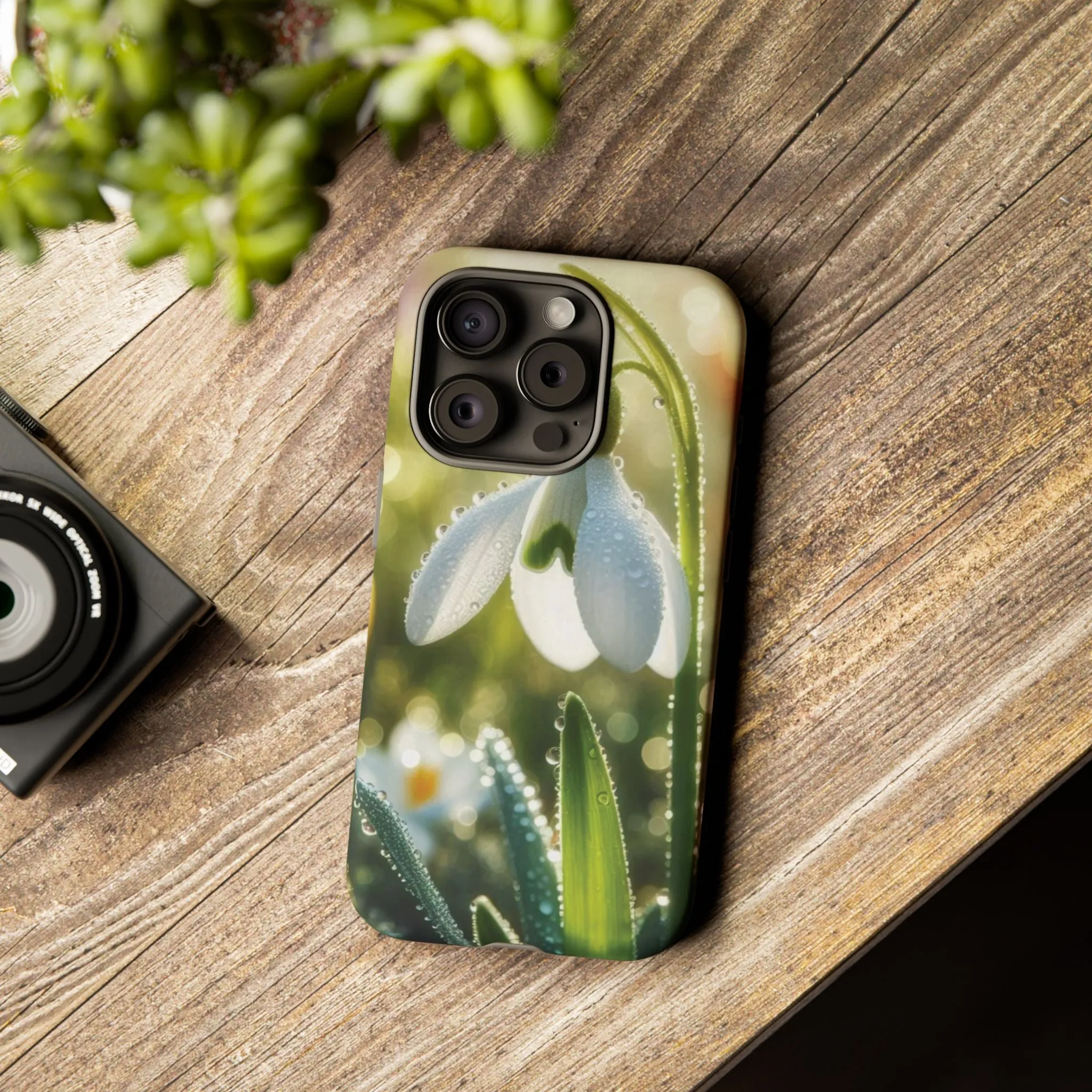 A realistic snowdrop blossom Tough Cases