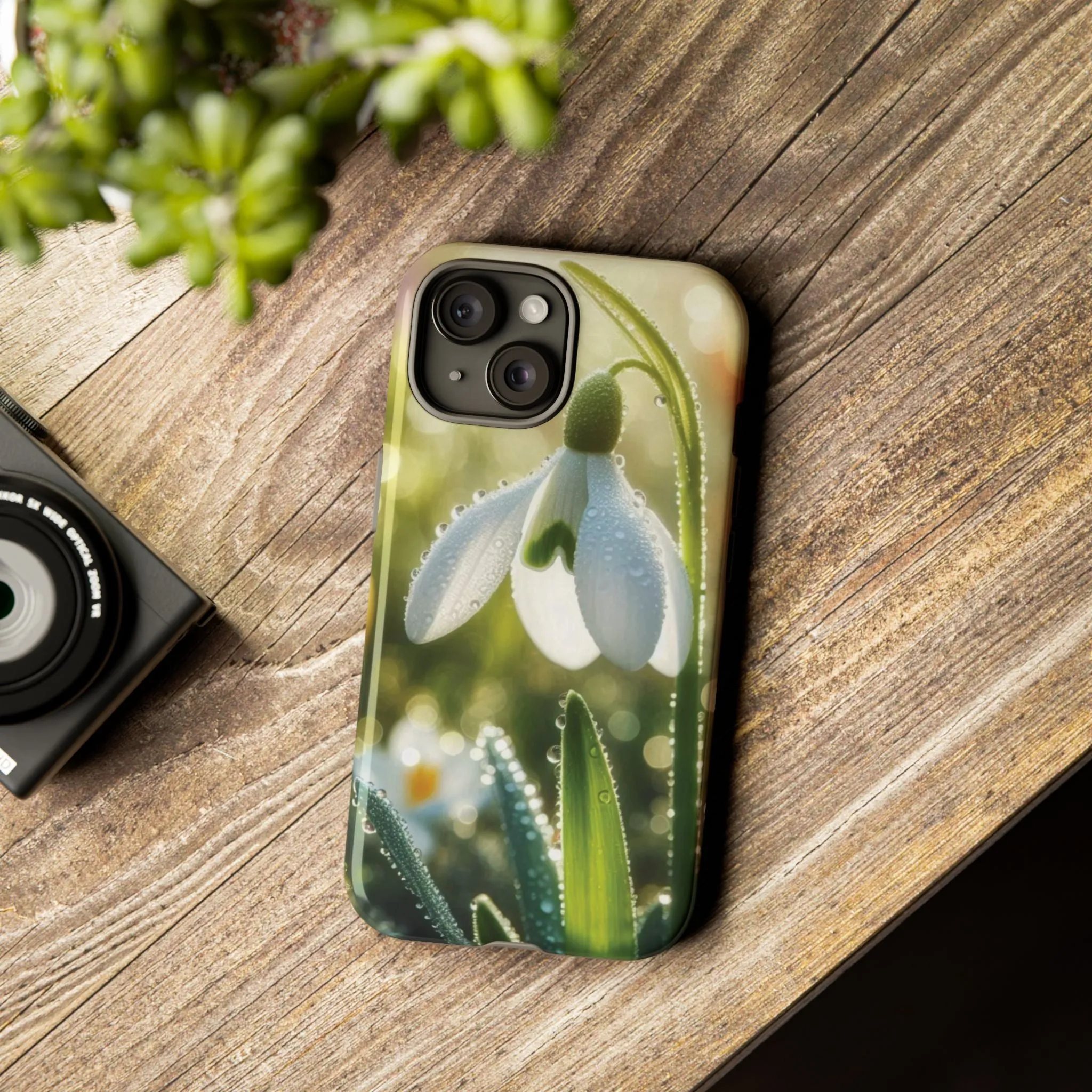 A realistic snowdrop blossom Tough Cases