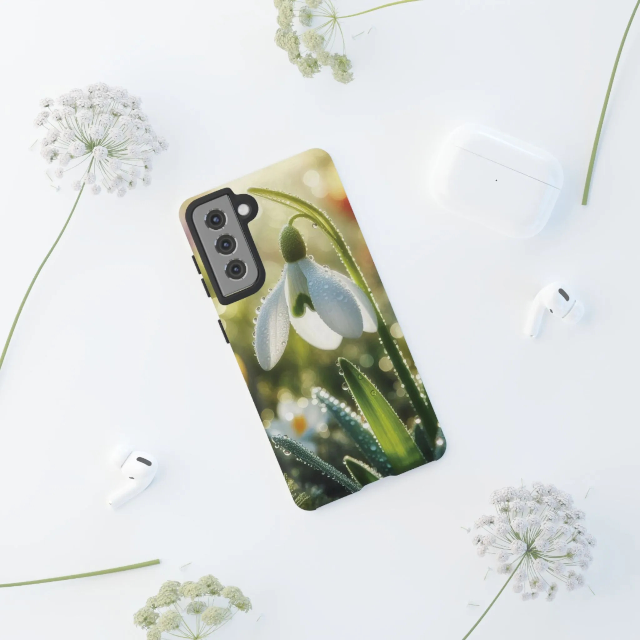 A realistic snowdrop blossom Tough Cases