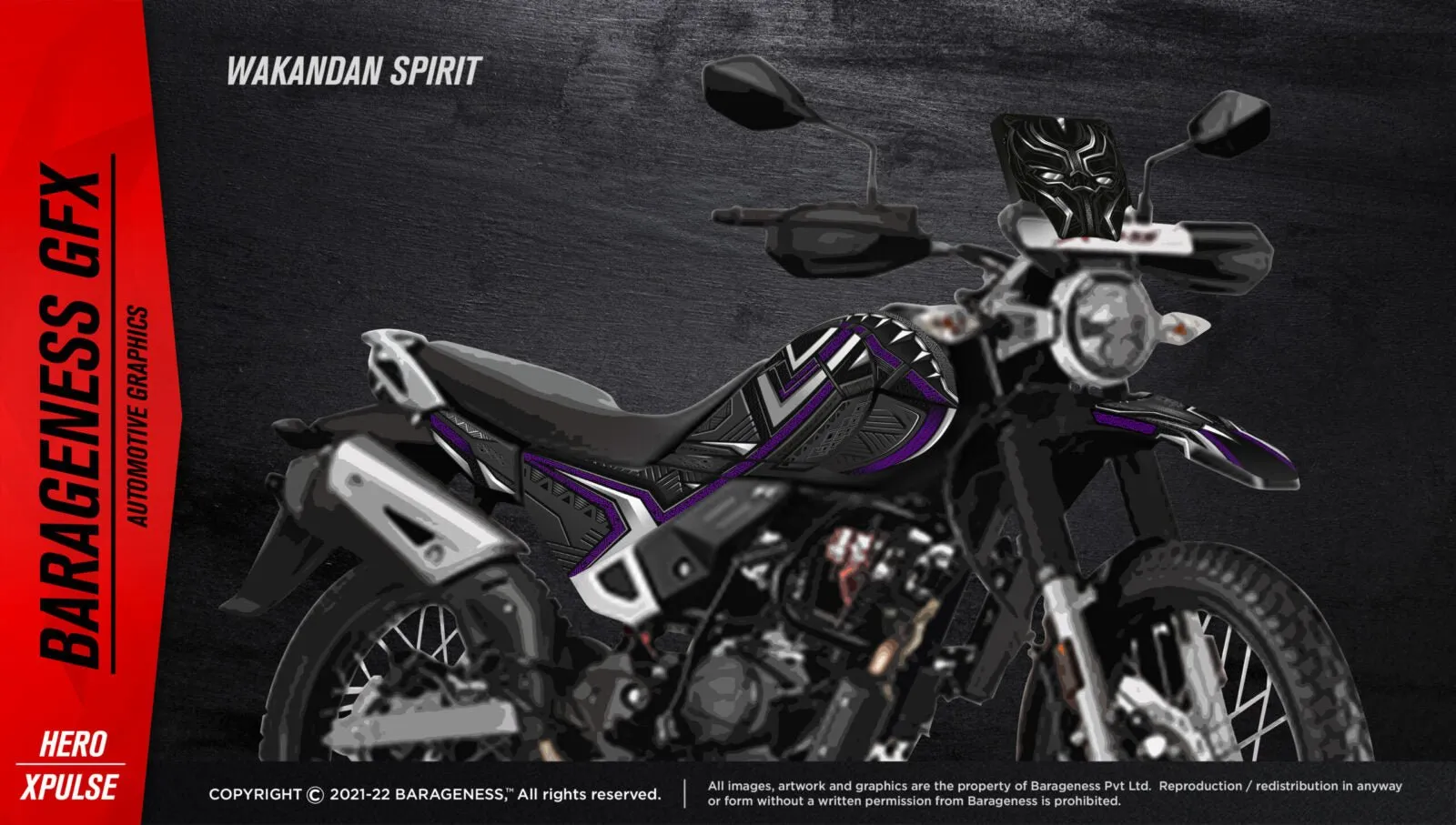 Barageness - Hero Xpulse 200 Automotive Graphics
