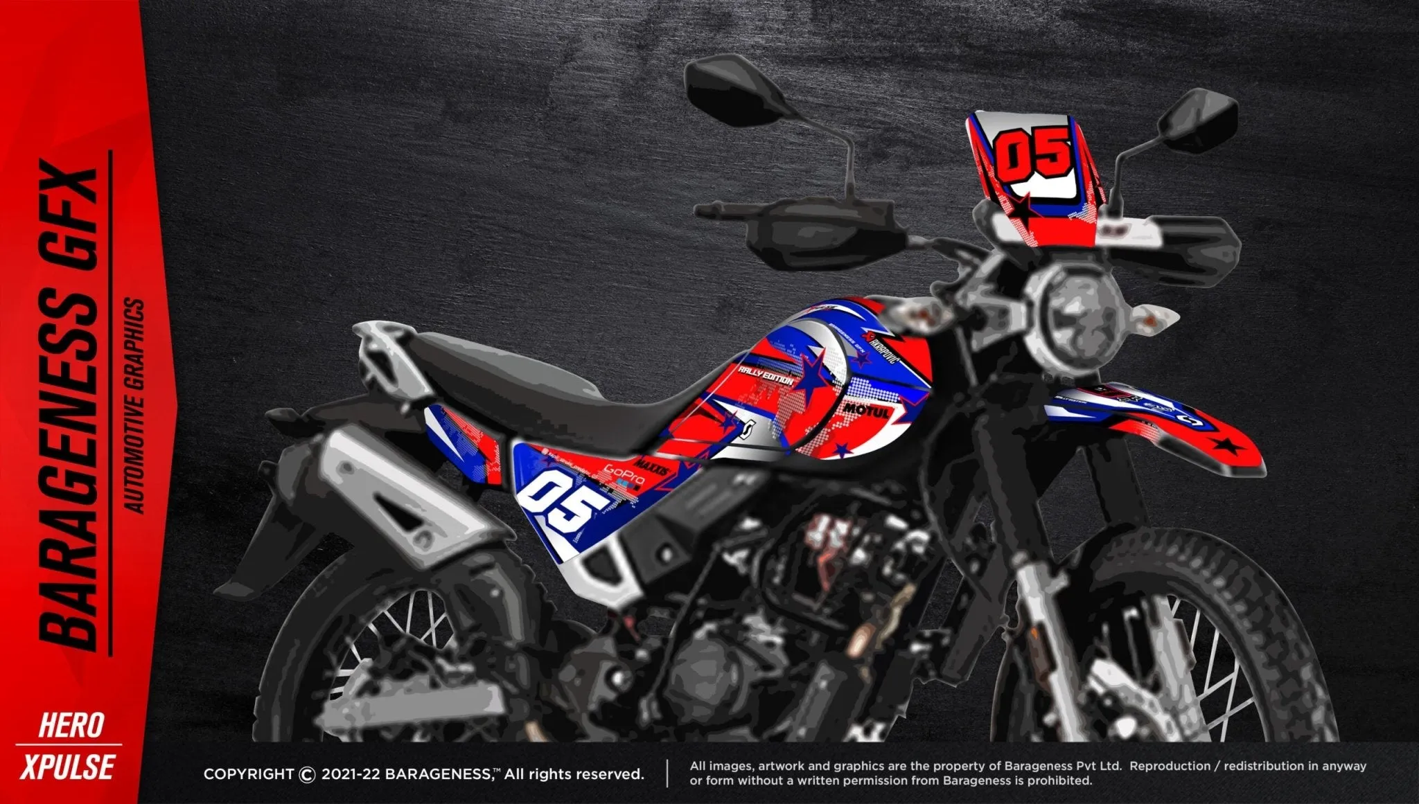 Barageness - Hero Xpulse 200 Automotive Graphics