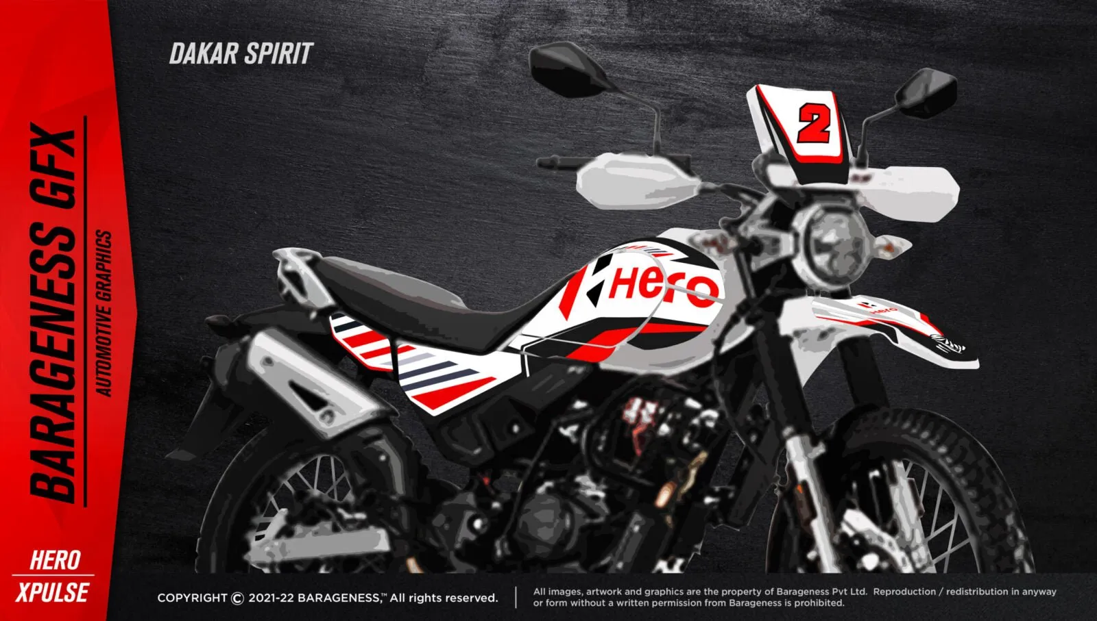 Barageness - Hero Xpulse 200 Automotive Graphics