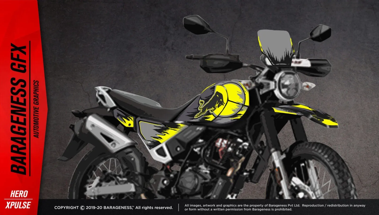 Barageness - Hero Xpulse 200 Automotive Graphics