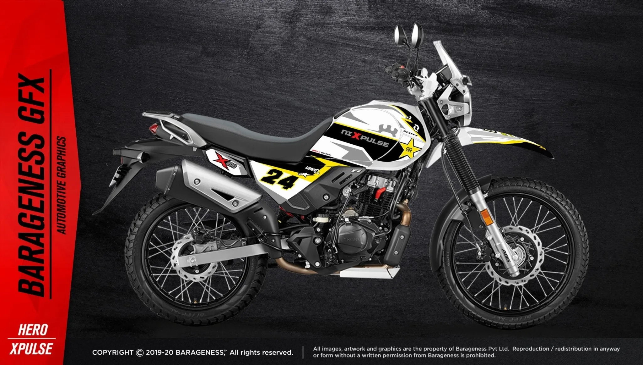 Barageness - Hero Xpulse 200 Automotive Graphics