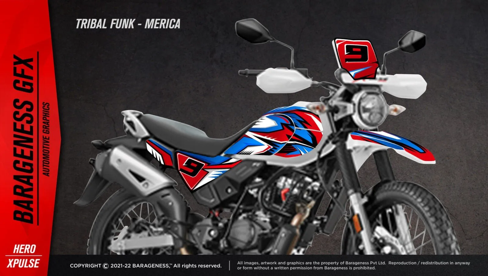 Barageness - Hero Xpulse 200 Automotive Graphics