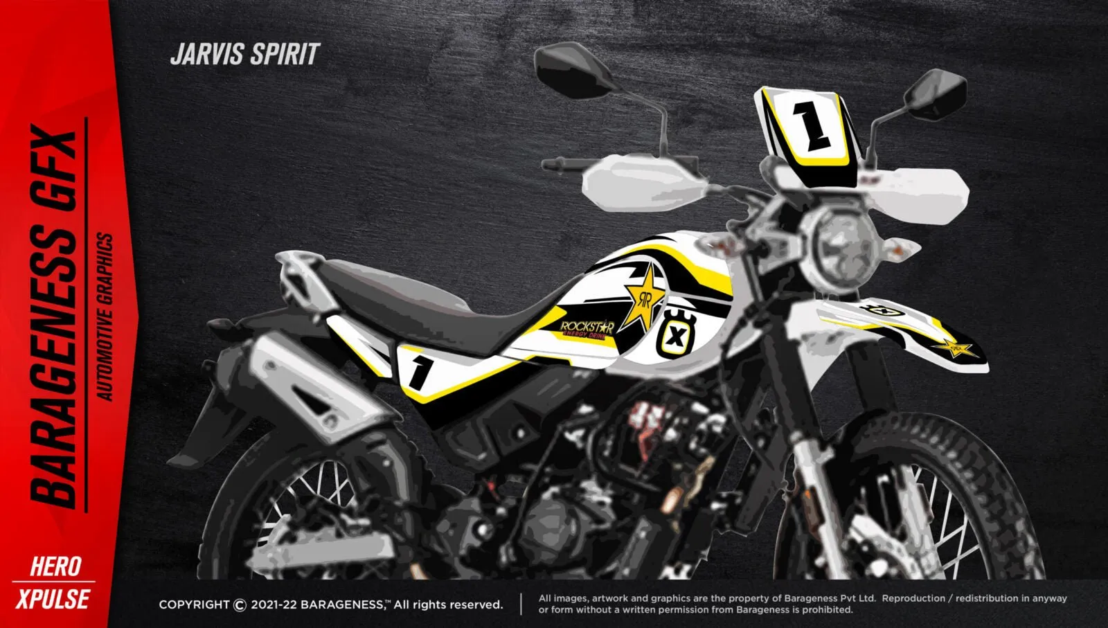Barageness - Hero Xpulse 200 Automotive Graphics