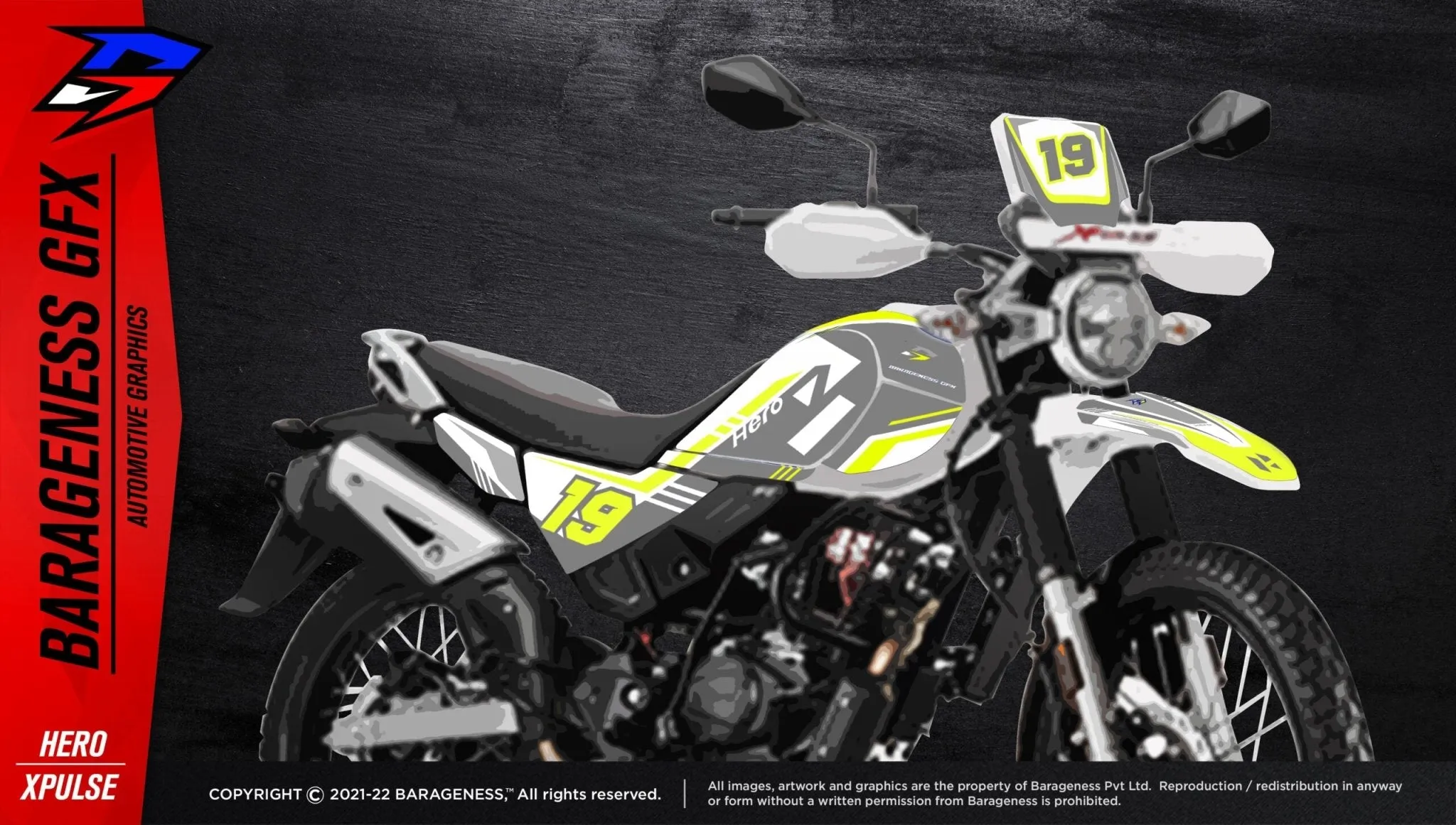 Barageness - Hero Xpulse 200 Automotive Graphics