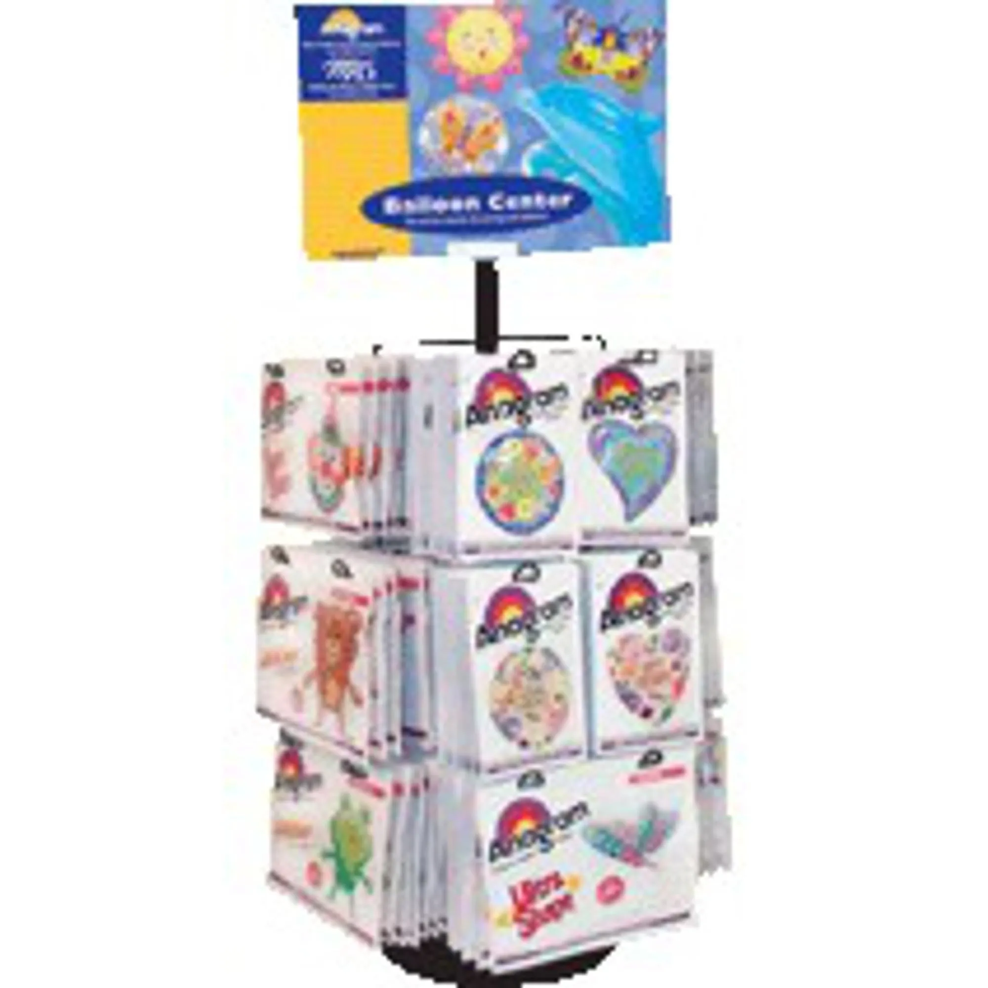 Black 24 Peg Counter Display.