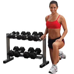 Body Solid Powerline Dumbbell Rack