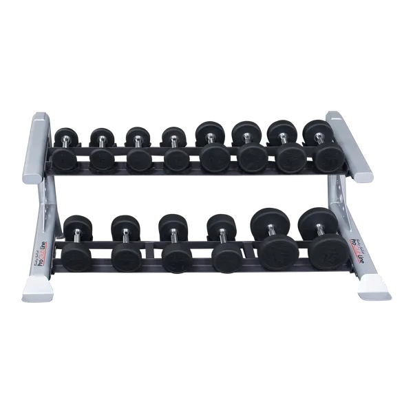 Body Solid Pro Club Line SDKR 2 Tier Saddle Dumbell Rack