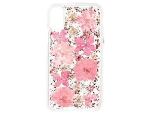 Case-Mate Protective Case Compatible with iPhone X Pink Karat Petals Case