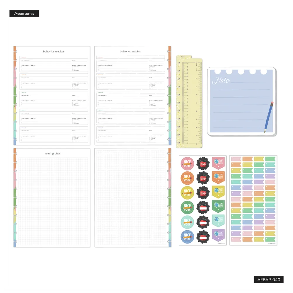 Classroom Seating Charts & Behavior Trackers - Big Teacher Accessory Pack
