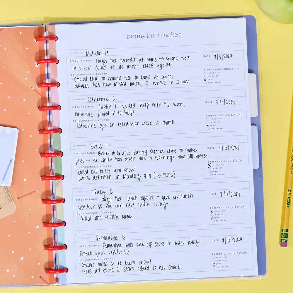 Classroom Seating Charts & Behavior Trackers - Big Teacher Accessory Pack