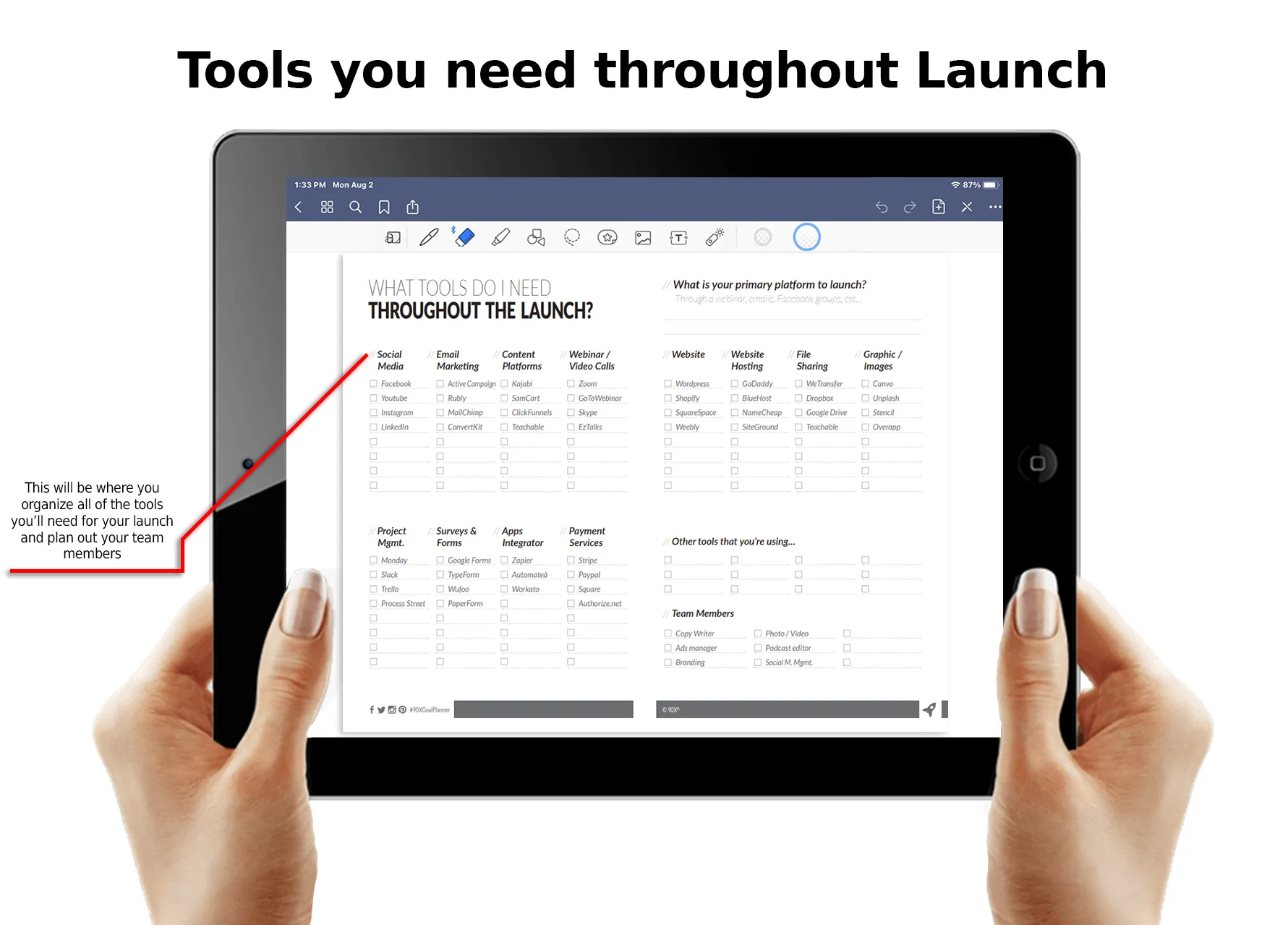 Digital Launch Planner