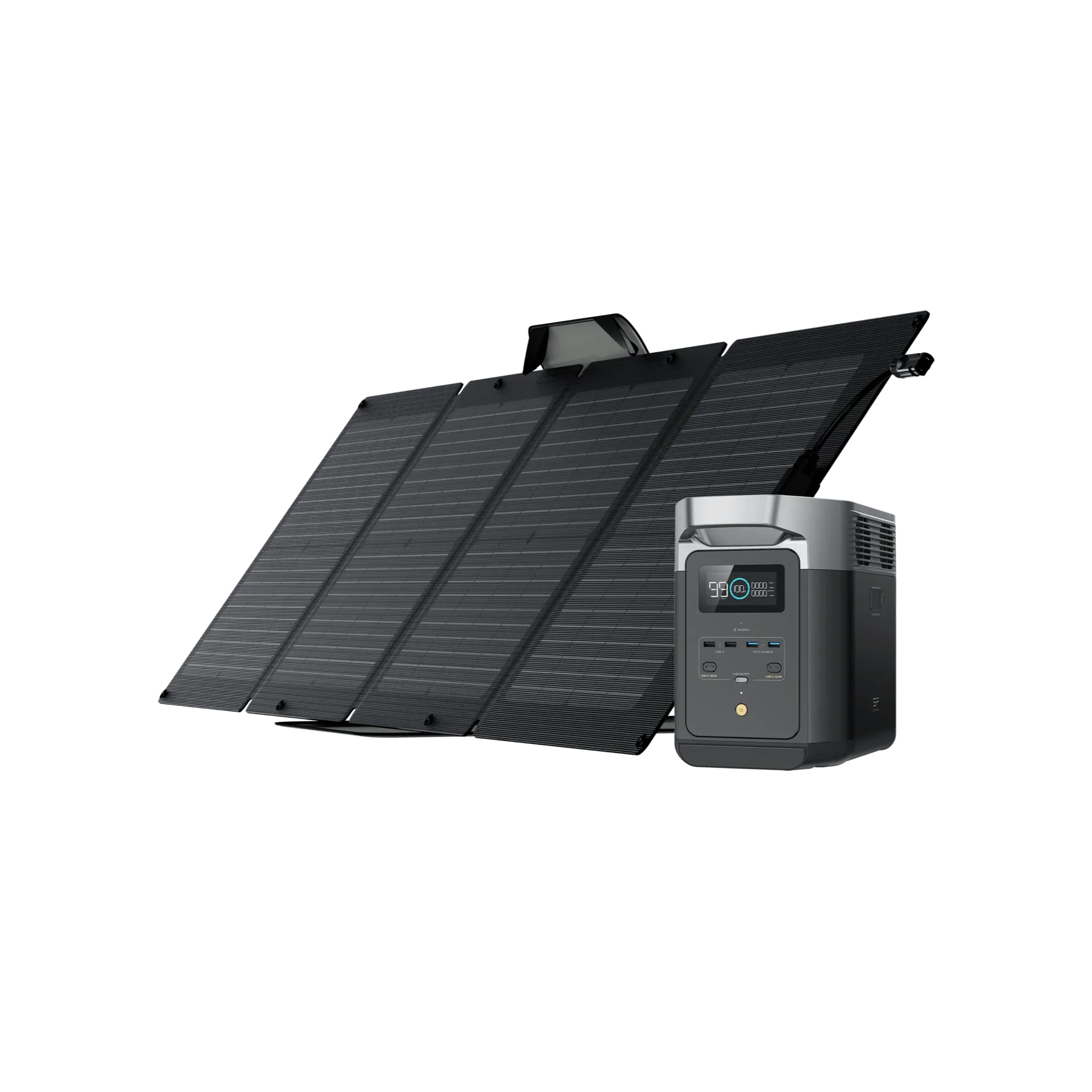 EcoFlow DELTA 2 Solar Generator   1 (One) 110W Portable Solar Panel