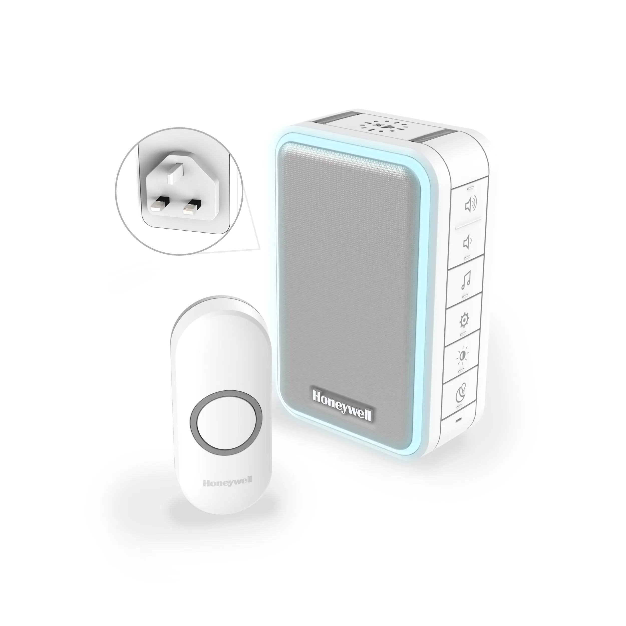 Honeywell Wireless Plug-In With Halo Light
