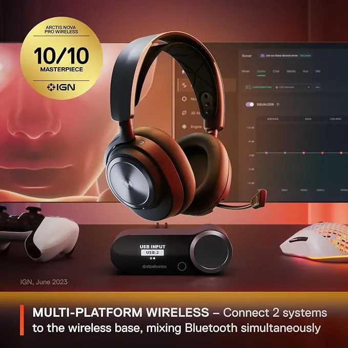 Meta Title: SteelSeries Arctis Nova Pro Wireless: Unleash Hi-Fi Audio & Endless Gameplay