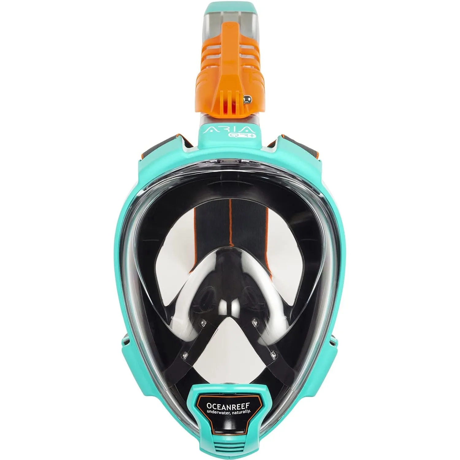Open Box Ocean Reef ARIA QR  Full Face Snorkeling Mask - Teal - Small/Medium