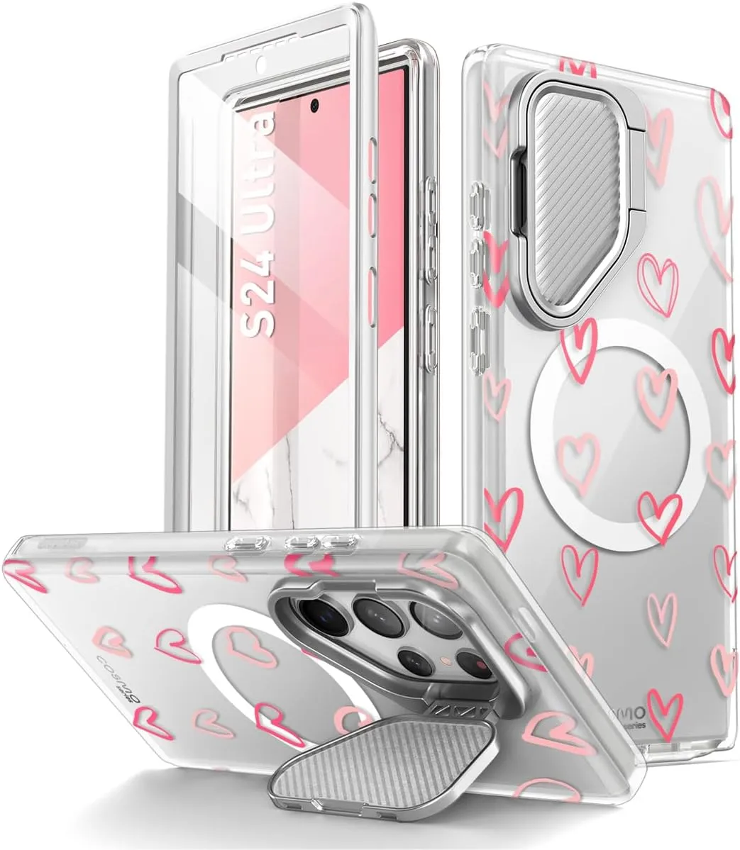 Samsung Galaxy S24 Ultra Case Camera Cover Stand Protective Case