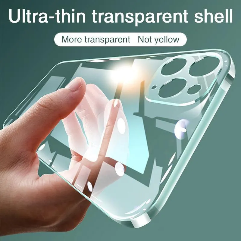 Ultra Thin Silicone Lens Protective Phone Case For iPhone