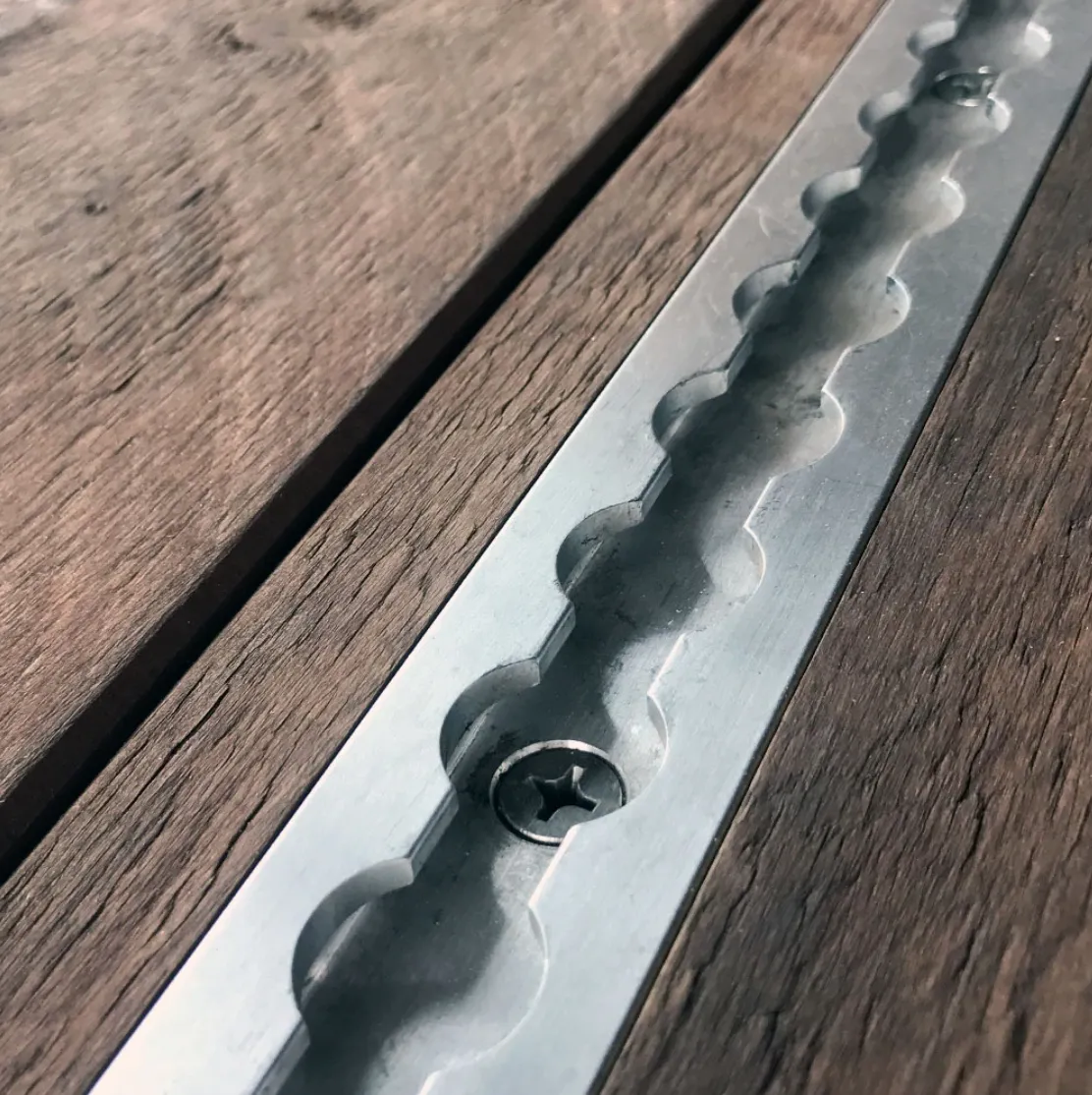 VersaTie Aluminum Track - Recess Mount, Square Edge (Series 2)