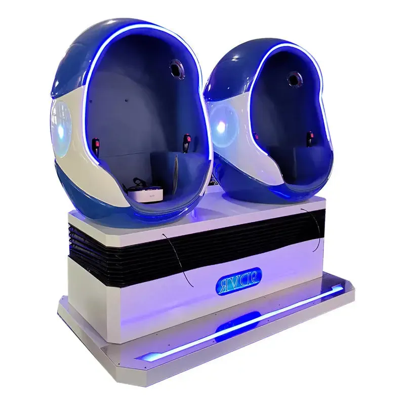 VR Egg chair games for 2 persons 9d vr machine 3d glasses headsets  9d cinema virtual reality simulator vr equipment for sale
