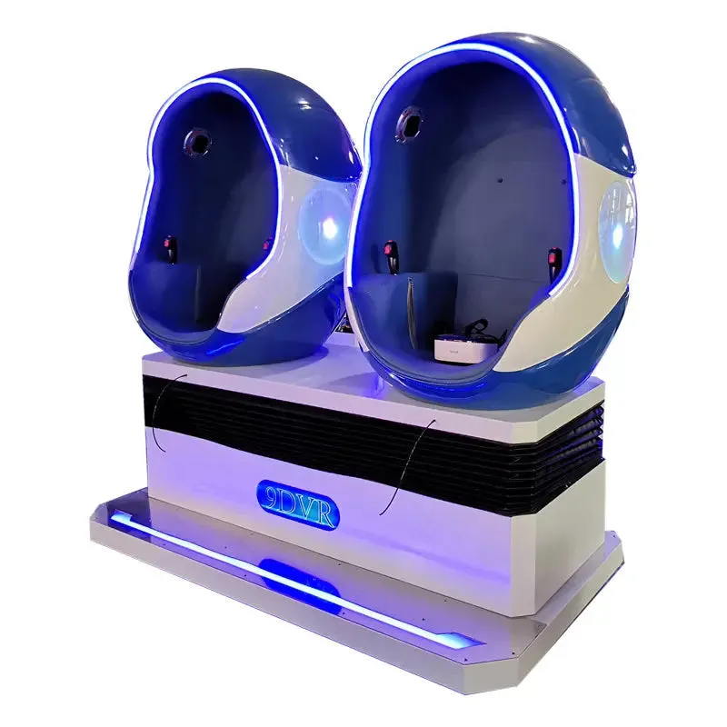 VR Egg chair games for 2 persons 9d vr machine 3d glasses headsets  9d cinema virtual reality simulator vr equipment for sale