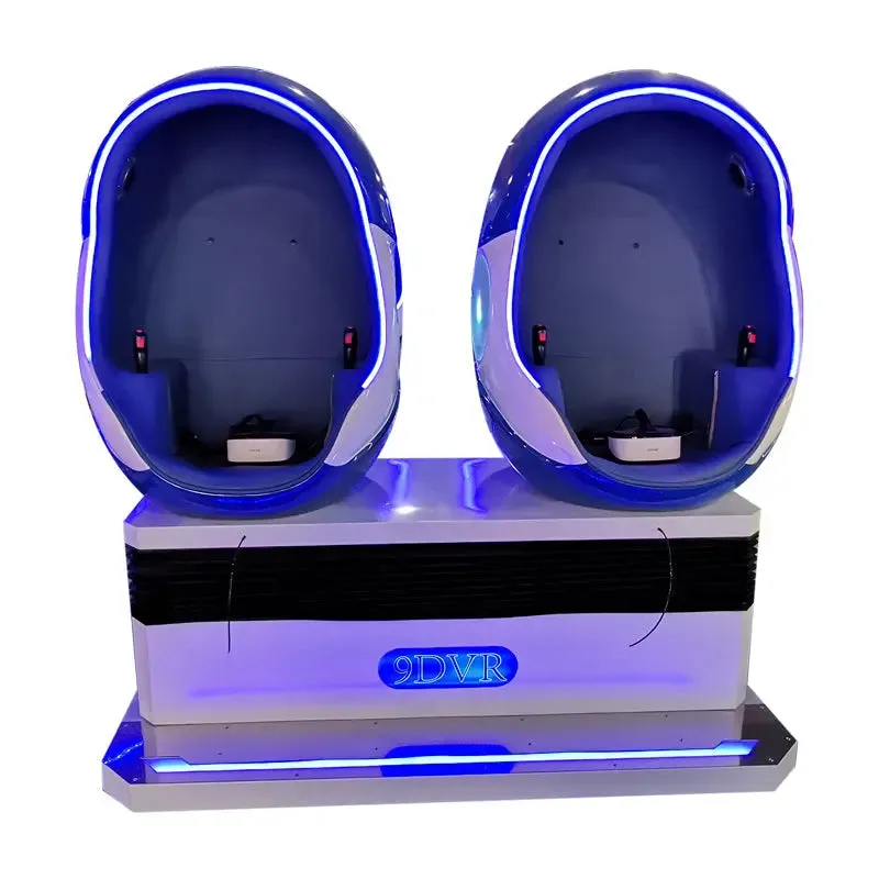 VR Egg chair games for 2 persons 9d vr machine 3d glasses headsets  9d cinema virtual reality simulator vr equipment for sale
