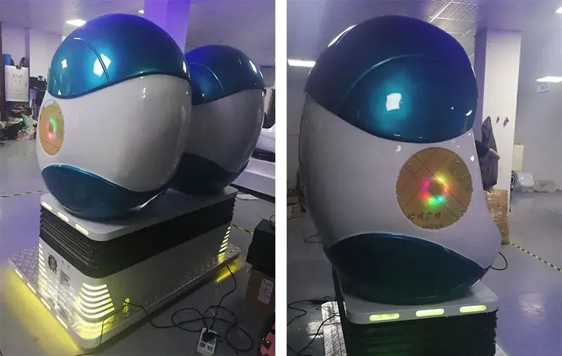 VR Egg chair games for 2 persons 9d vr machine 3d glasses headsets  9d cinema virtual reality simulator vr equipment for sale
